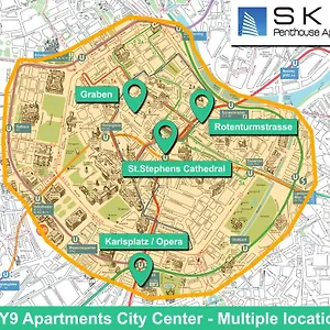 Sky9 Center Apartmán